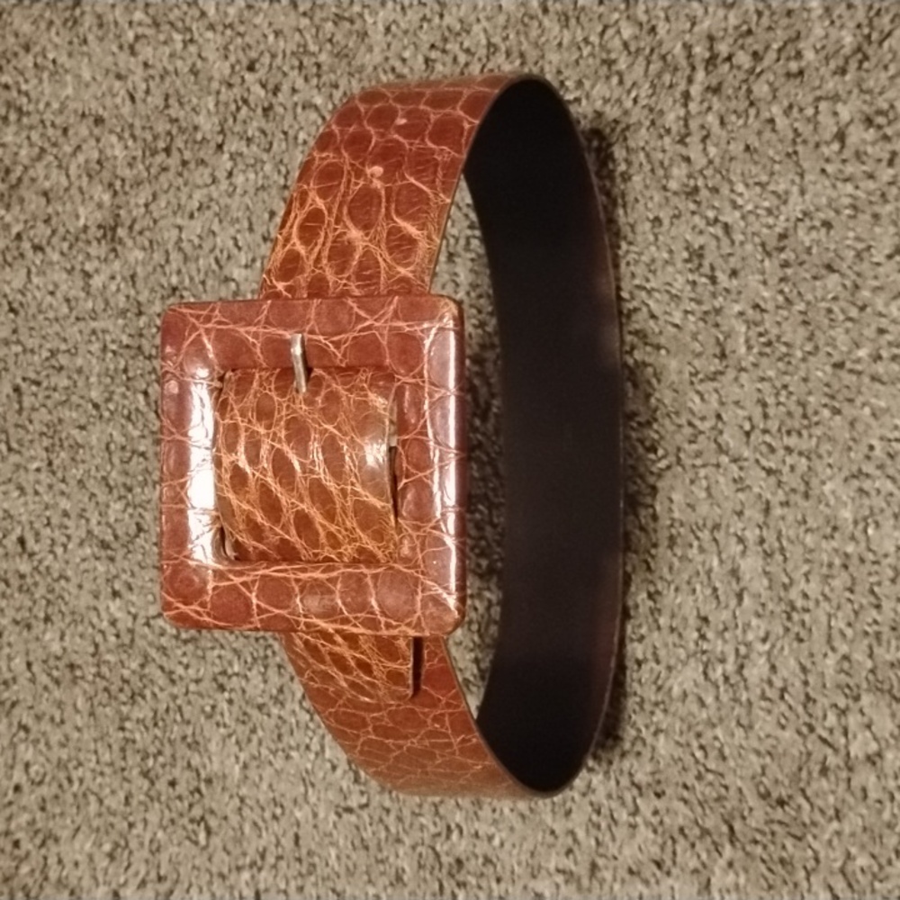 Kleinberg Sherrill real Alligator skin Belt size Small